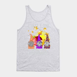 Chillin With My Gnomies Funny Christmas Shirt Tank Top